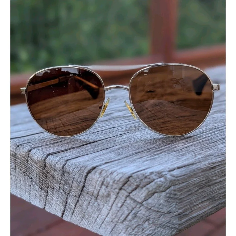 Ralph Lauren Glasses FRAMES ONLY (replace lenses) Shiny Gold Ra4135  9116/13 55-